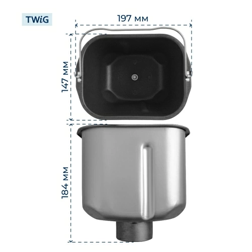 Ведро, емкость, чаша, форма для хлебопечки Moulinex SS-188285