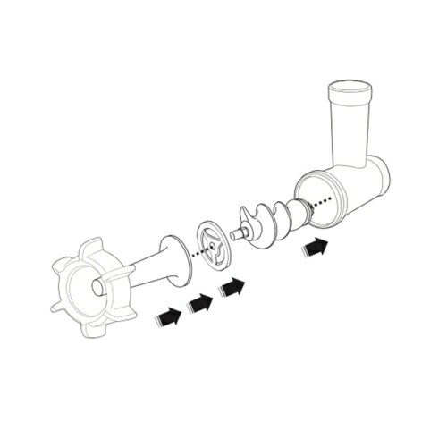 Решетка для колбас мясорубки Moulinex SS-193522, сетка