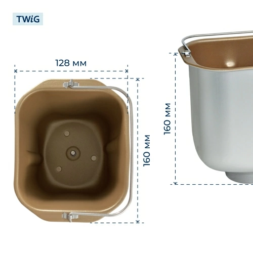 Ведро, емкость, чаша, форма для хлебопечки Redmond 7298